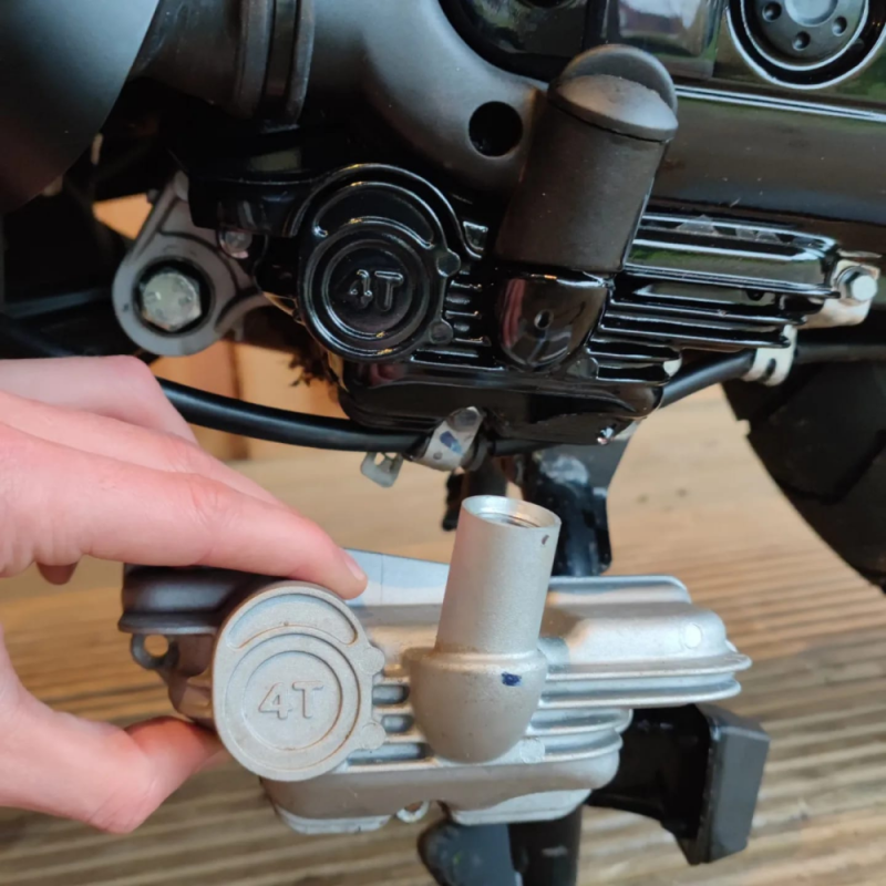 olie carterpan voor vespa en piaggio zip monteren