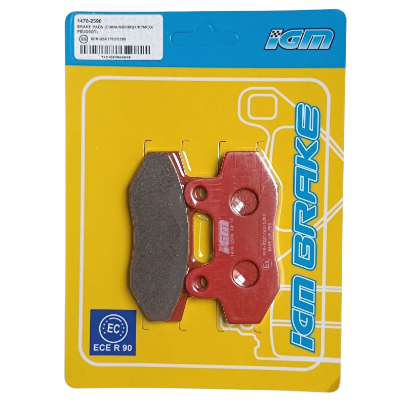 Bremsbeläge für China LX, Retro, Kymco, Peugeot und Honda Roller