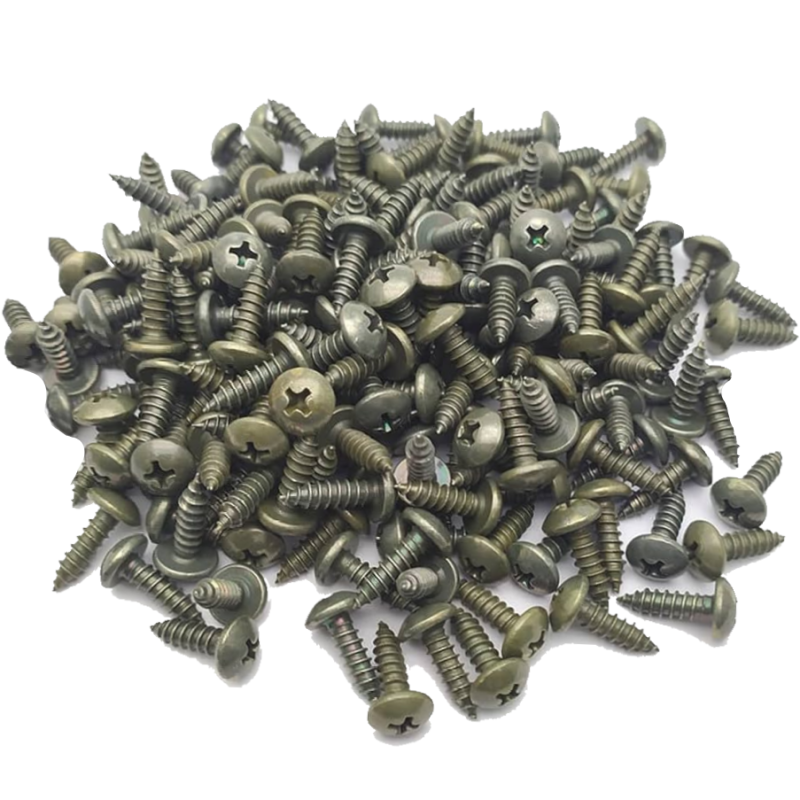 50 Schrauben + 50 Schnellmuttern für universelle Rollerabdeckungen