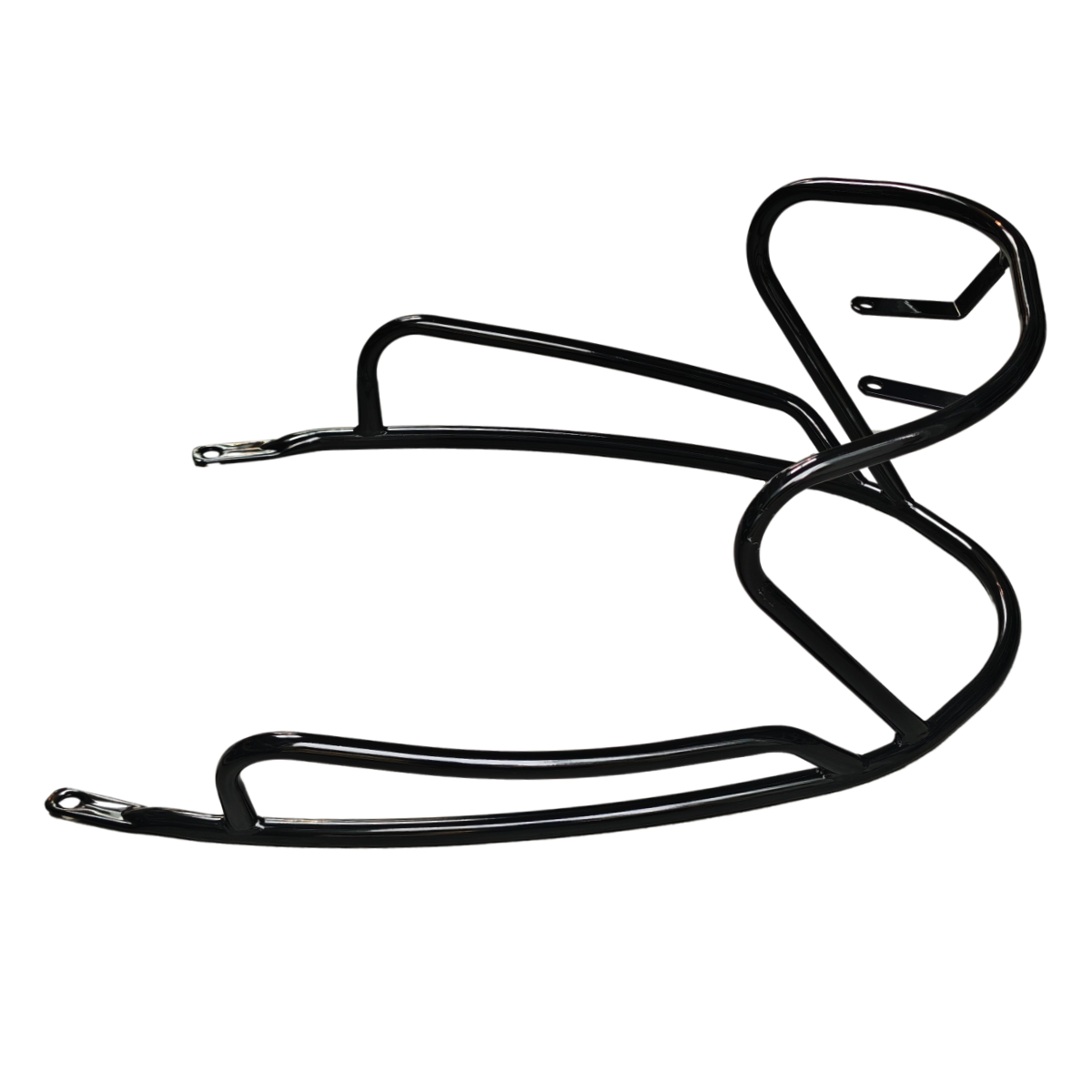 Valbeugel achterkant Piaggio Zip glans zwart