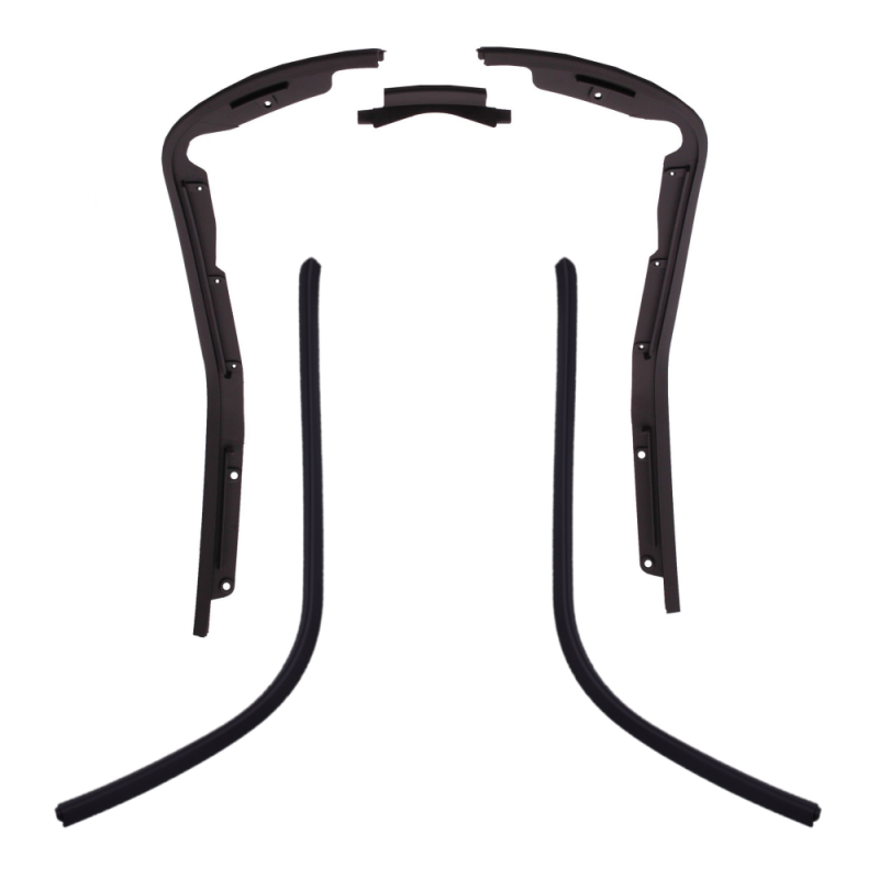 sierlijsten voor vespa sprint en primavera glans of mat zwart