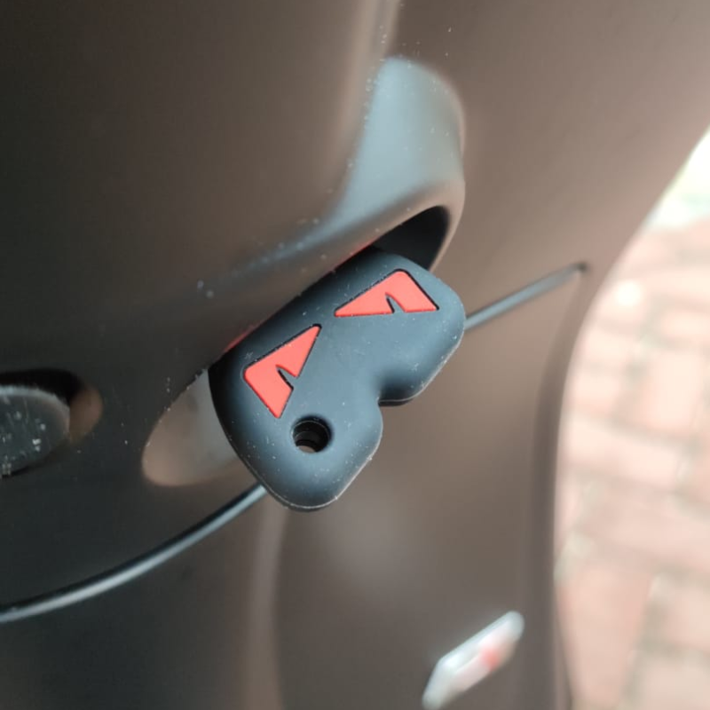 sleutelhoes voor vespa model boze ogen rood