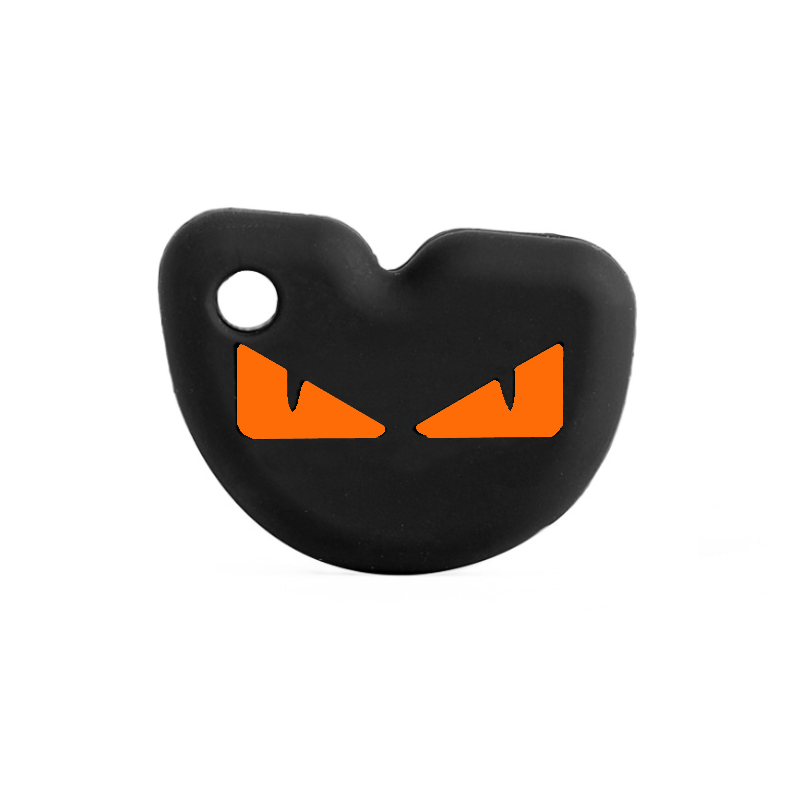 sleutelhoes voor vespa model boze ogen oranje