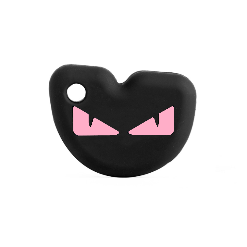 sleutelhoes voor vespa model boze ogen roze