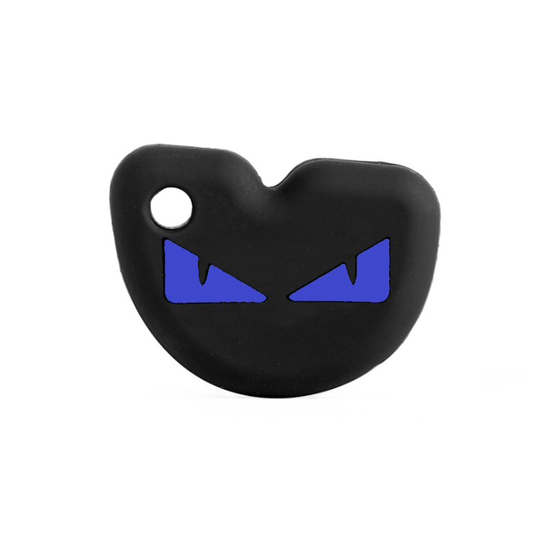 sleutelhoes voor piaggio zip boze ogen blauw