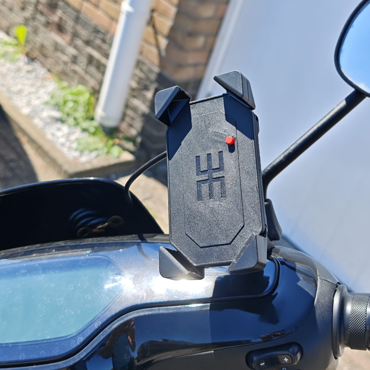 Telefoonhouder met USB-lader universeel
