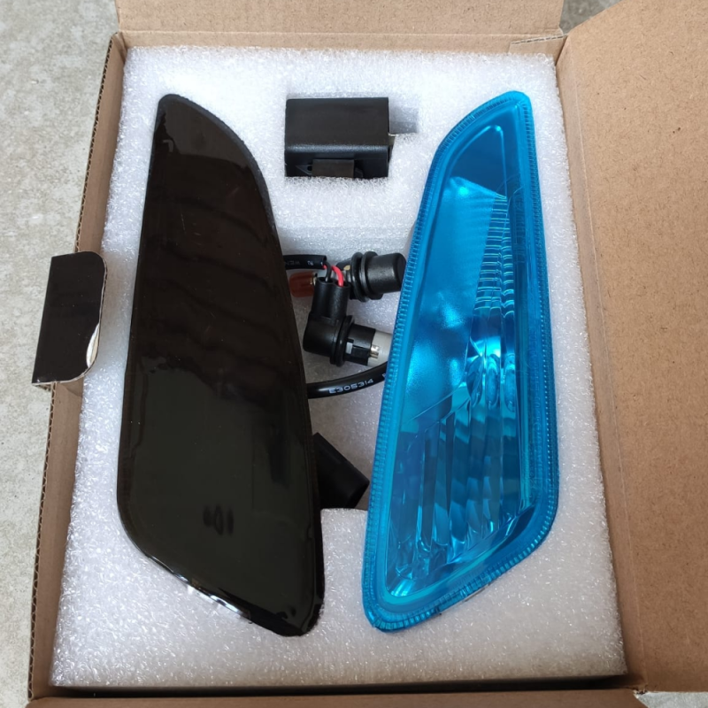 zwart smokefolie op knipperlicht