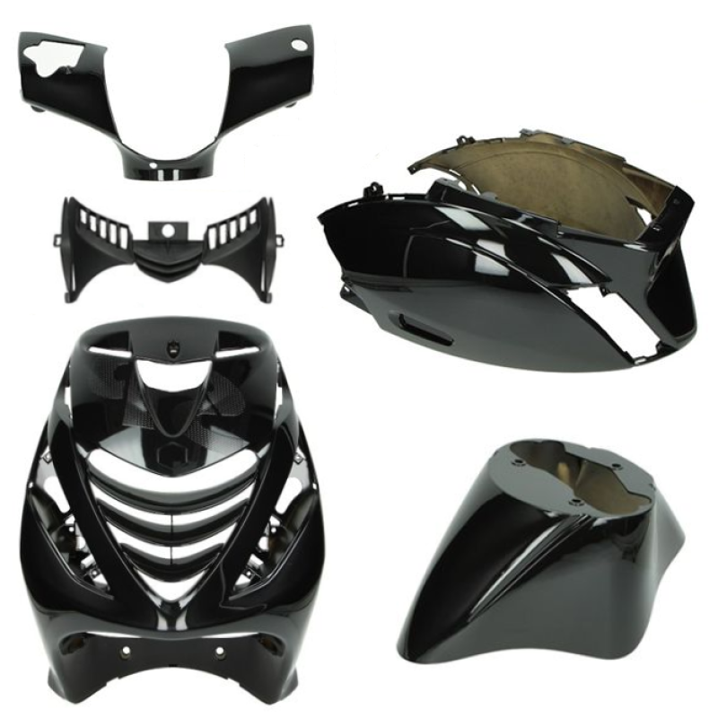 Piaggio Zip SP Verkleidungssatz schwarz glänzend