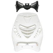 Piaggio Zip SP front cover gloss white with grille