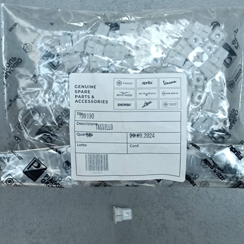 Plug kunststof origineel voor Piaggio/Vespa