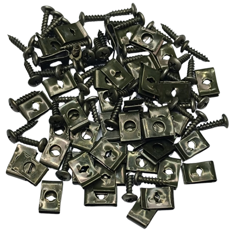 50 schroeven + 50 speednuts voor scooter kappen universeel