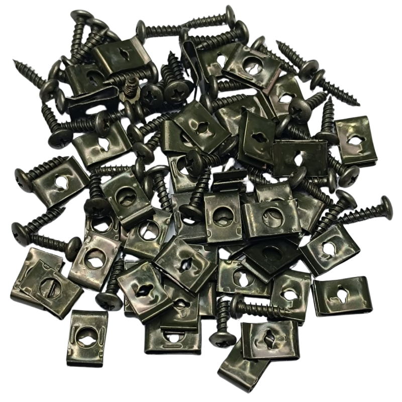 50 schroeven + 50 speednuts voor scooter kappen universeel