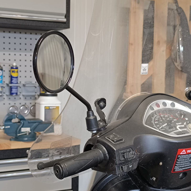 Spiegels glans zwart China LX (AGM VX50, BTC Riva etc.)