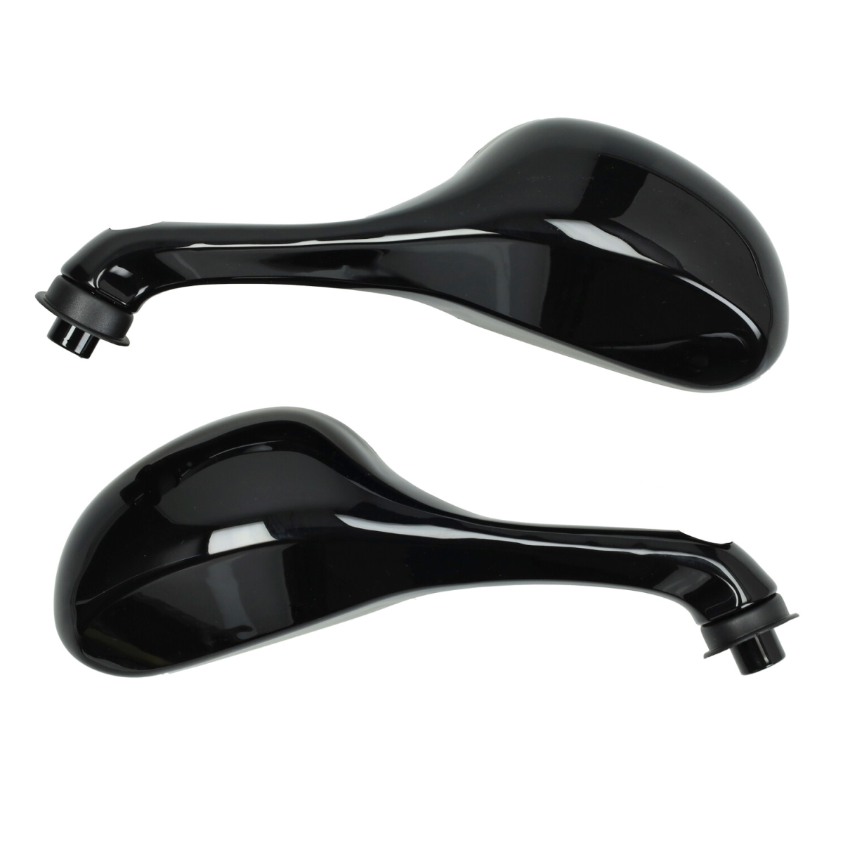 Glans zwarte Gilera Runner spiegels (links + rechts)