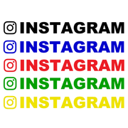 eigen instagram naam sticker