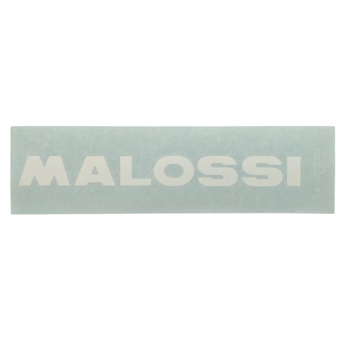 Sticker 'Malossi' woord wit