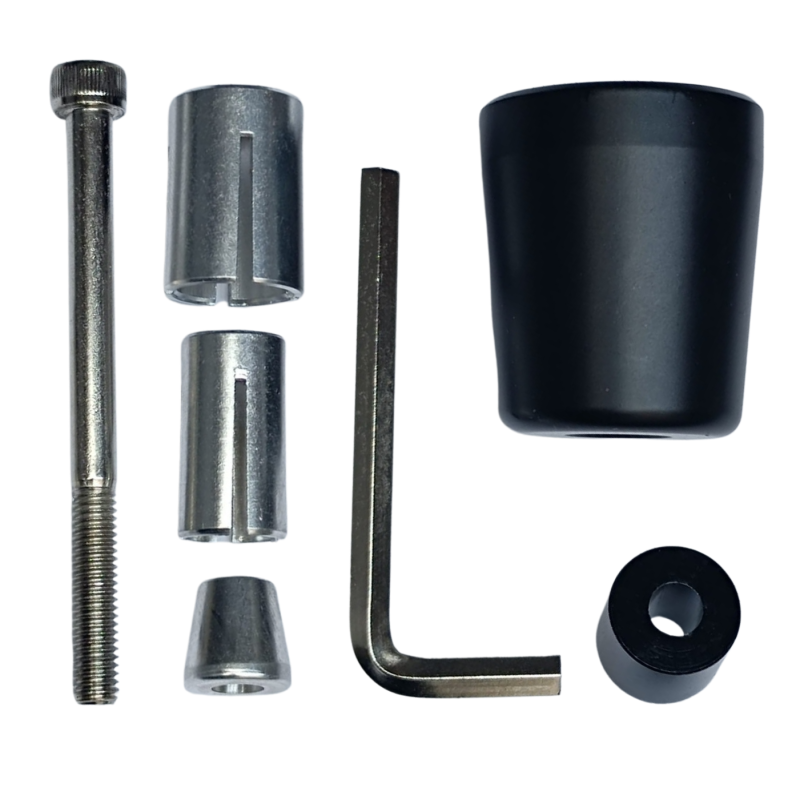 Stuurgewichten universeel mat/glans zwart