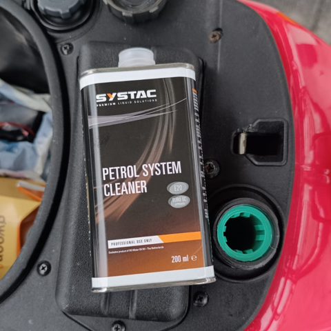 Scooter petrol E10 cleaner Systac