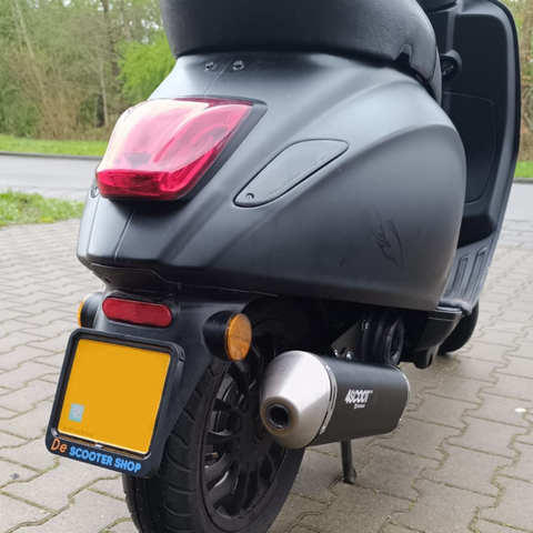 Tecnigas 4scoot Auspuff Piaggio/Vespa 4-Takt (für 2V und 3V)