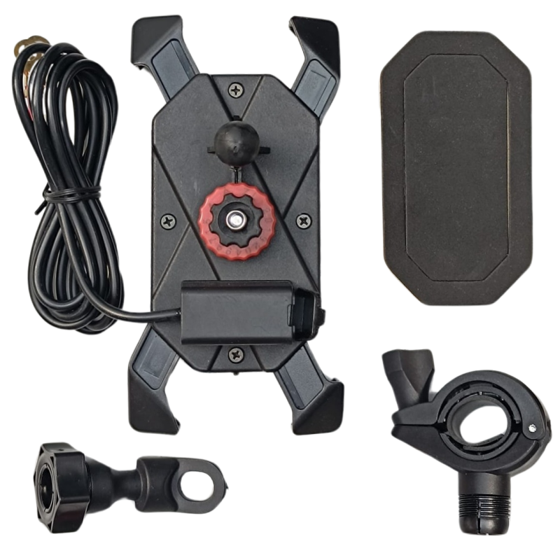 Telefoonhouder met USB-lader universeel