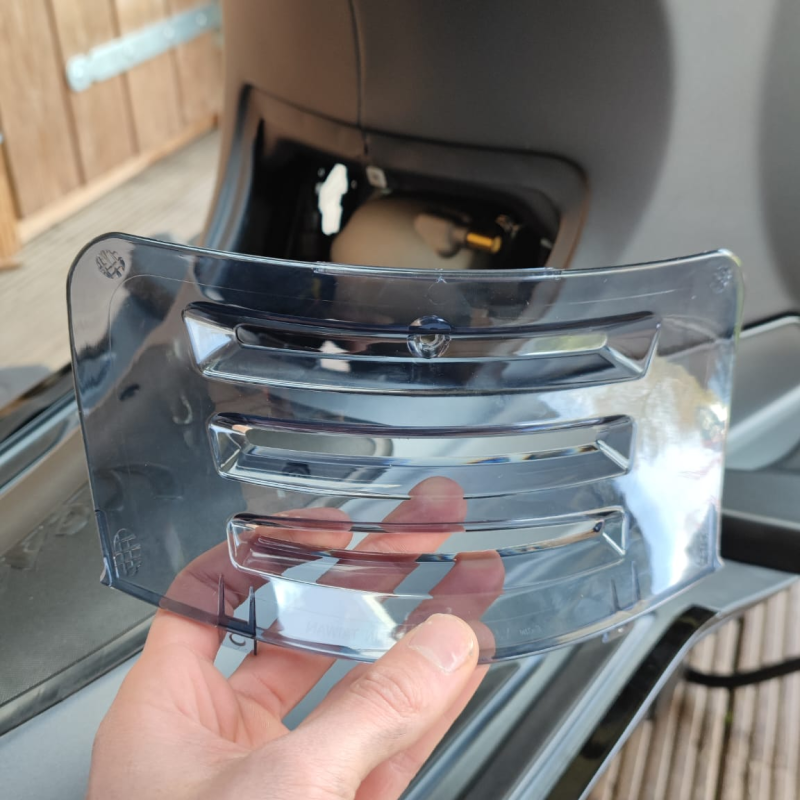 transparant bougiekapje voor vespa sprint en primavera