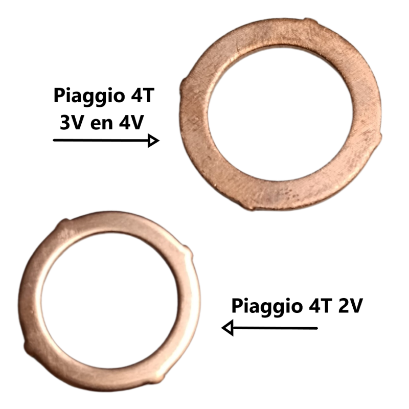 Uitlaatpakking Piaggio/Vespa 4T 2V
