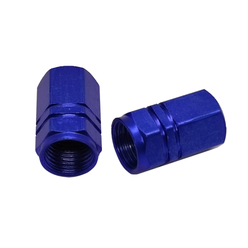 donkerblauwe ventieldopjes