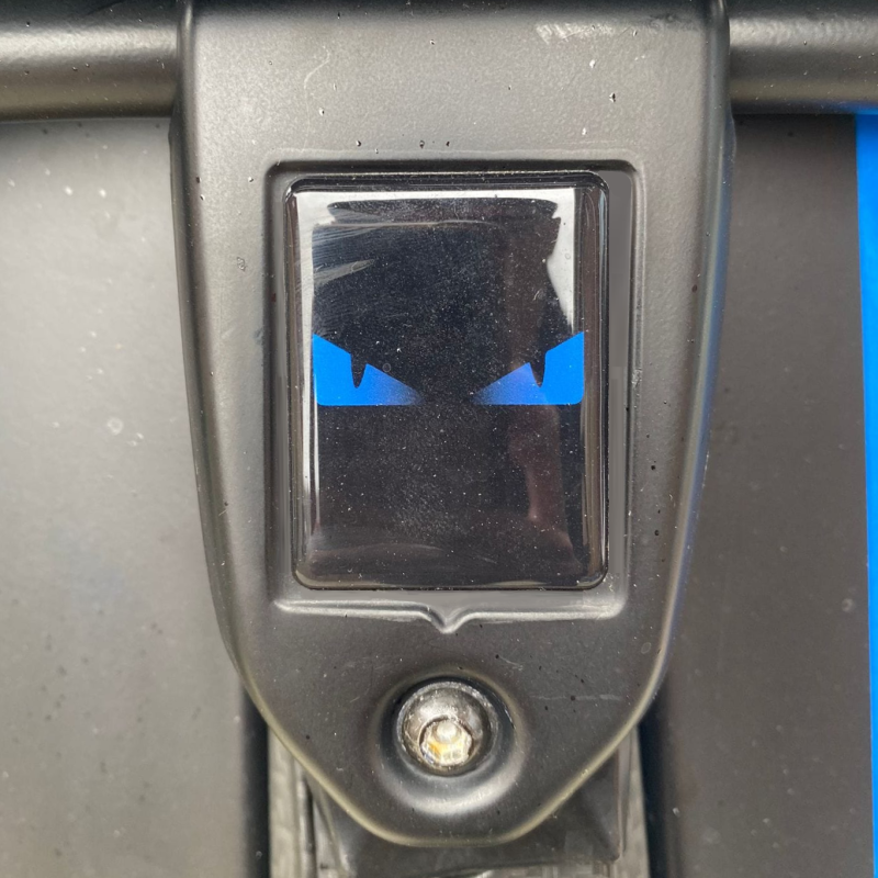 boze ogen blauw voor vespa