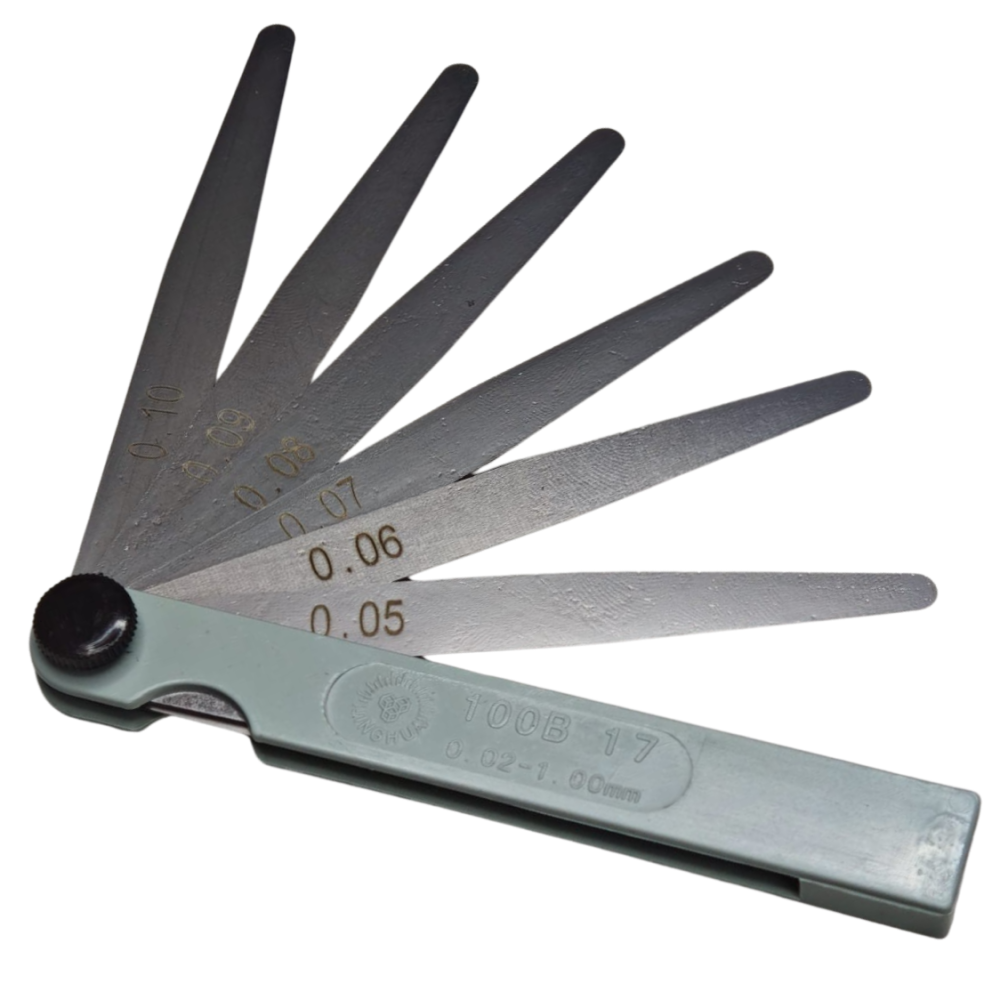 Voelermaat 0.02-1.00mm voor kleppen stellen 17-delig A-kwaliteit