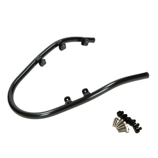 voorspatbordbeugel van vespa sprint en primavera glans zwart