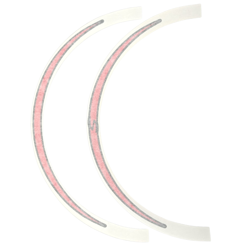 Piaggio Zip sport wielstickers rood origineel