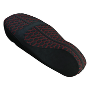 Vespa Sprint/Primavera alcantara Lamborghini Urus saddle complete red/blue