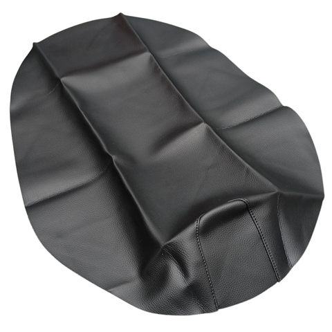 Saddle cover Piaggio Zip black leather A-quality