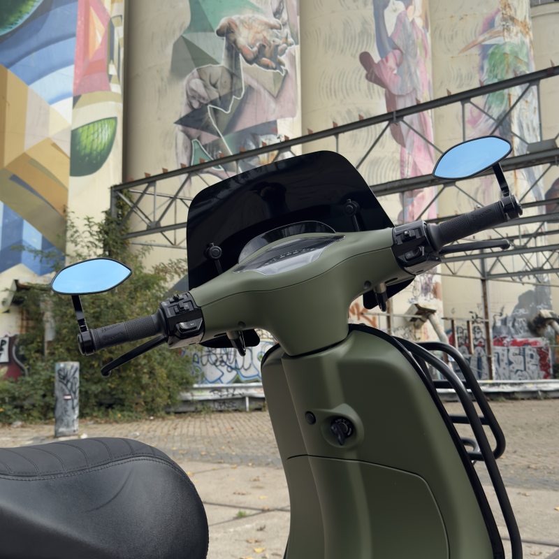 Zelioni look bar-end spiegels Vespa Sprint/Primavera & Piaggio Zip