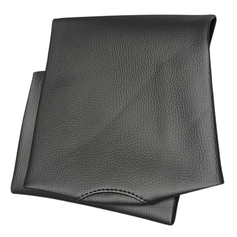 Saddle cover Piaggio Zip black leather A-quality