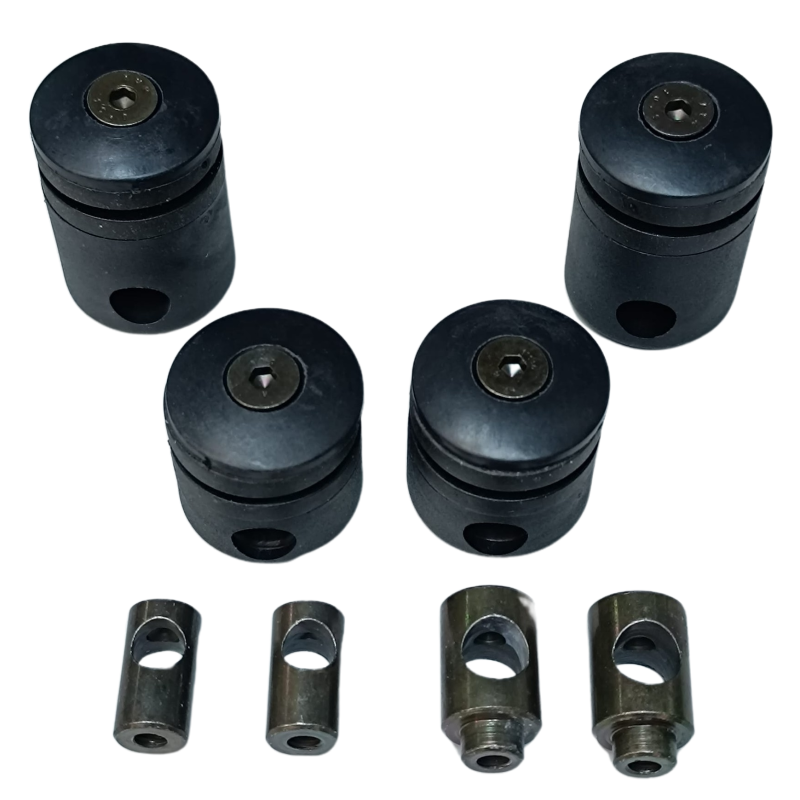 Montagemateriaal doppenset windscherm Vespa zwart origineel 445809