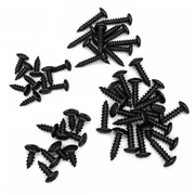 Zwarte schroevenset voor scooter kappen universeel 50 stuks